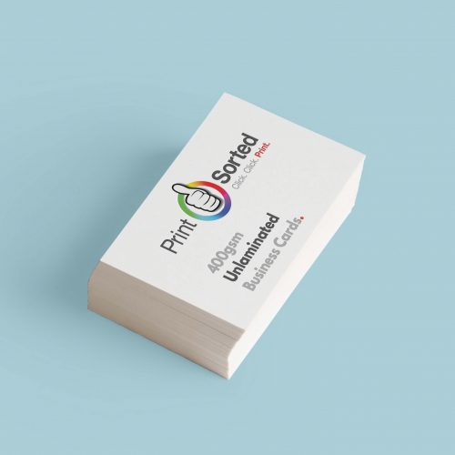 400gsm Unlaminated Business Cards by printsorted